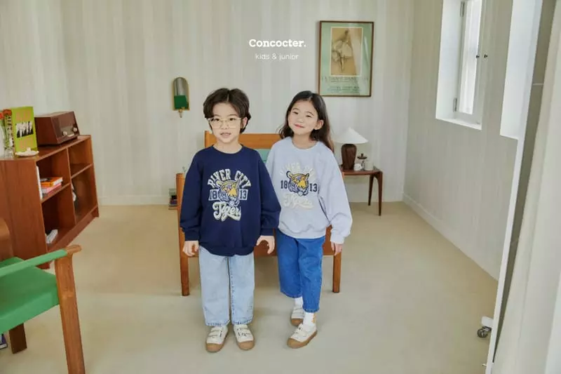 Concocter - Korean Children Fashion - #designkidswear - Tiger Swearshirt - 6