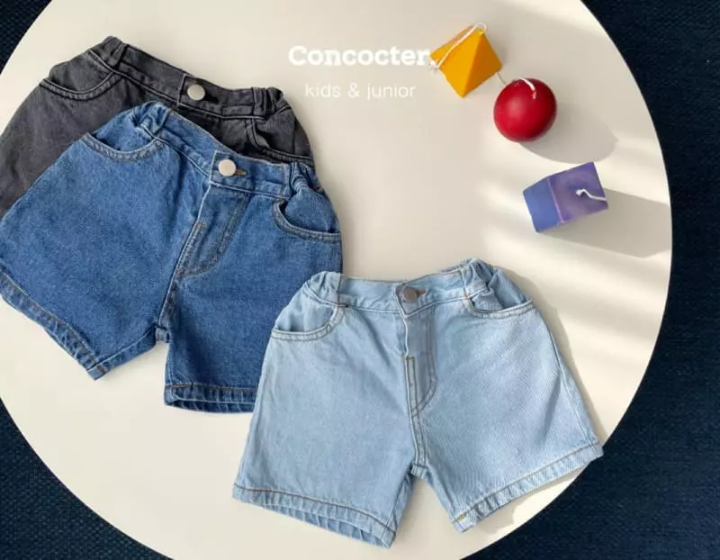 Concocter - Korean Children Fashion - #childrensboutique - Denim Shorts - 4