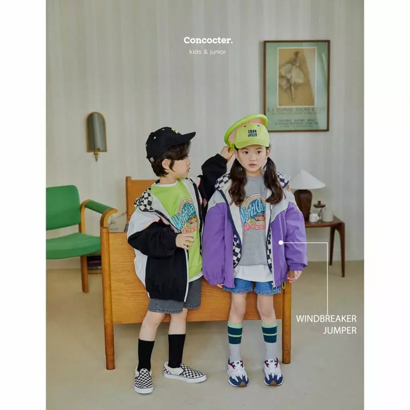 Concocter - Korean Children Fashion - #designkidswear - Wind Color Wind Breaker
