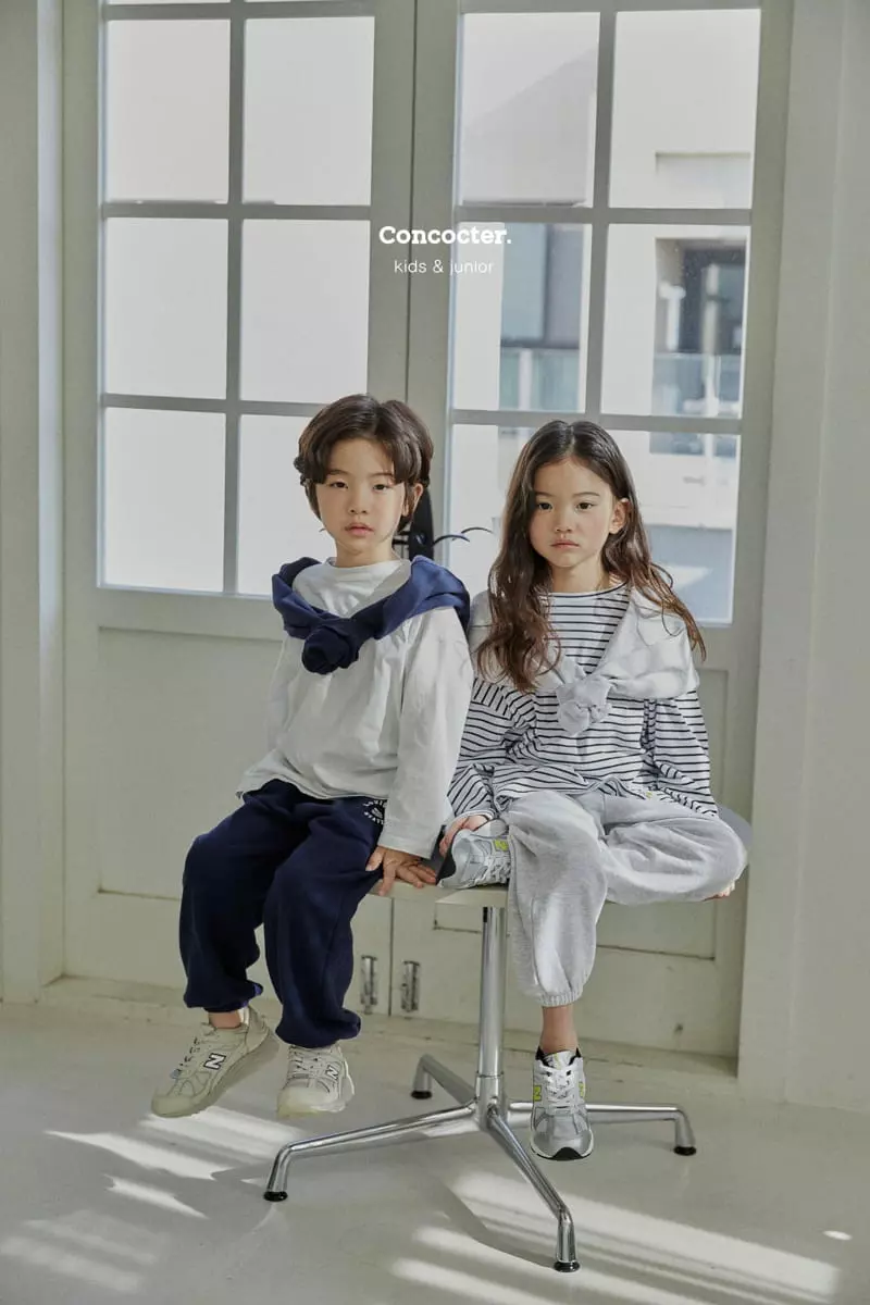 Concocter - Korean Children Fashion - #designkidswear - 1+1 Layered Slit Tee - 7