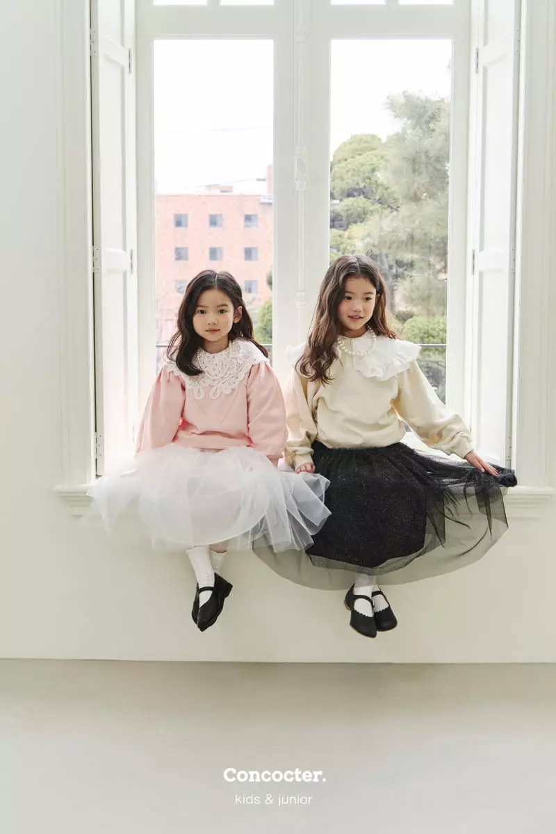 Concocter - Korean Children Fashion - #designkidswear - Pretty Slit Puff Sweatshirt - 8