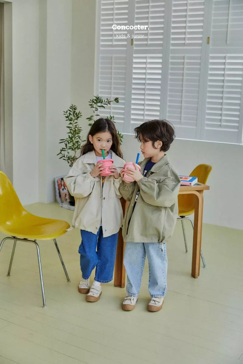 Concocter - Korean Children Fashion - #discoveringself - Cotton Overfit Field Jumper - 8