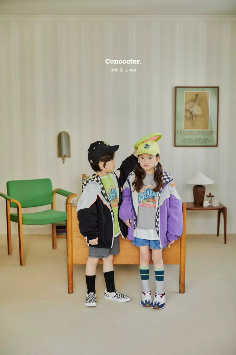 Concocter - Korean Children Fashion - #discoveringself - Wind Color Wind Breaker - 2