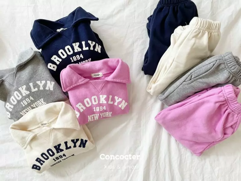 Concocter - Korean Children Fashion - #discoveringself - Brooklyn Top Bottom Set - 7