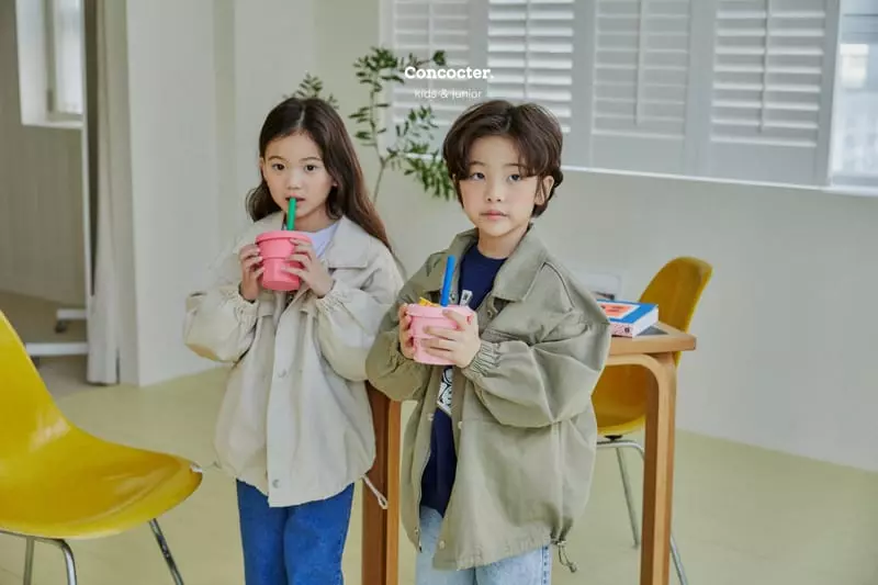 Concocter - Korean Children Fashion - #fashionkids - Cotton Overfit Field Jumper - 9