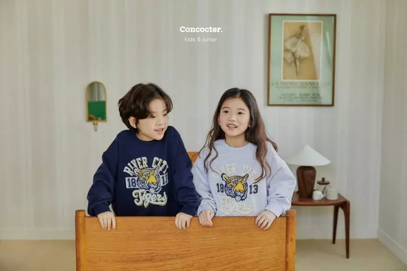 Concocter - Korean Children Fashion - #fashionkids - Tiger Swearshirt - 8