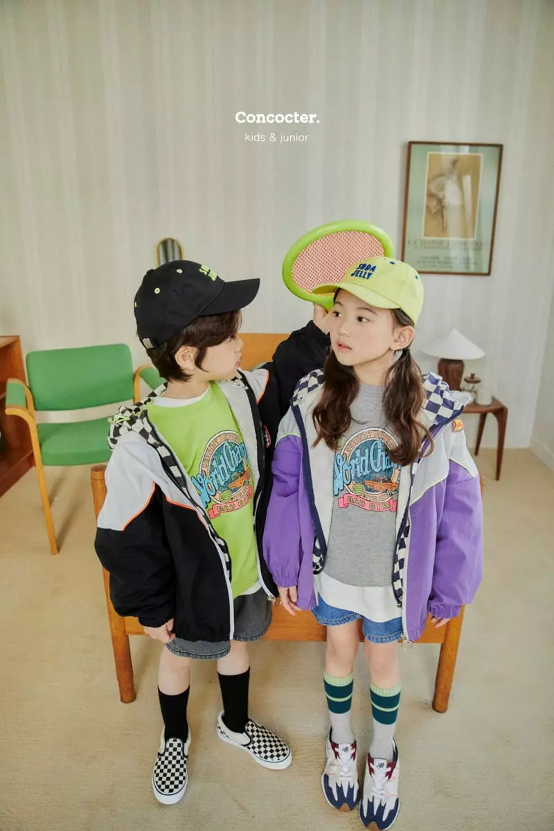Concocter - Korean Children Fashion - #fashionkids - Wind Color Wind Breaker - 3