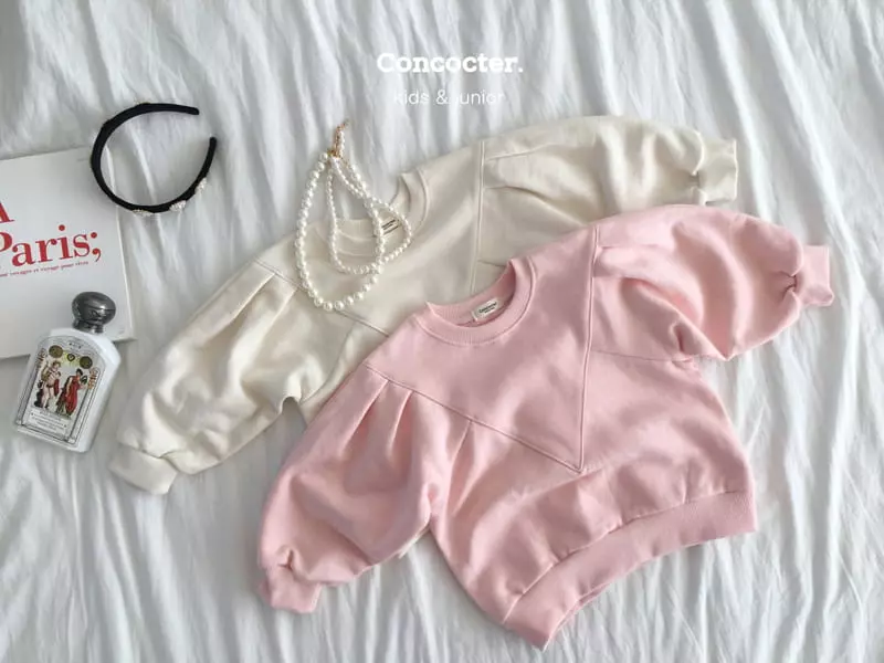 Concocter - Korean Children Fashion - #fashionkids - Pretty Slit Puff Sweatshirt - 10