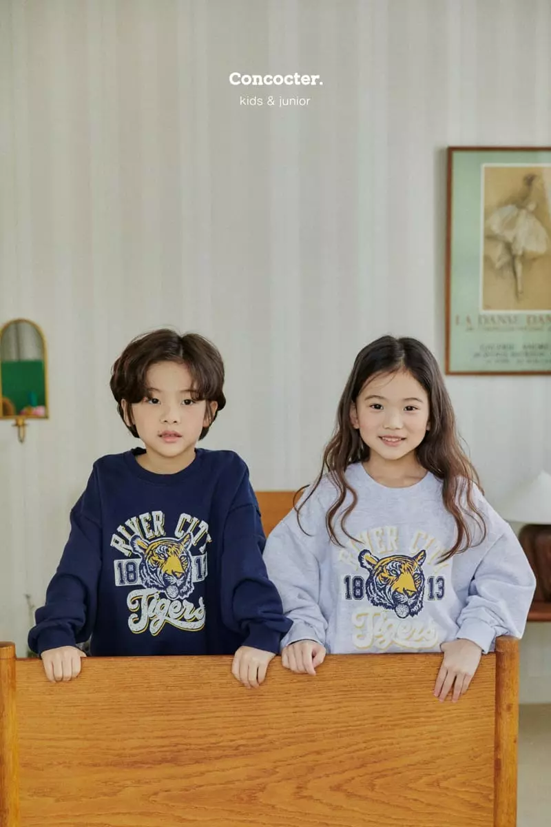 Concocter - Korean Children Fashion - #kidsshorts - Tiger Swearshirt - 9