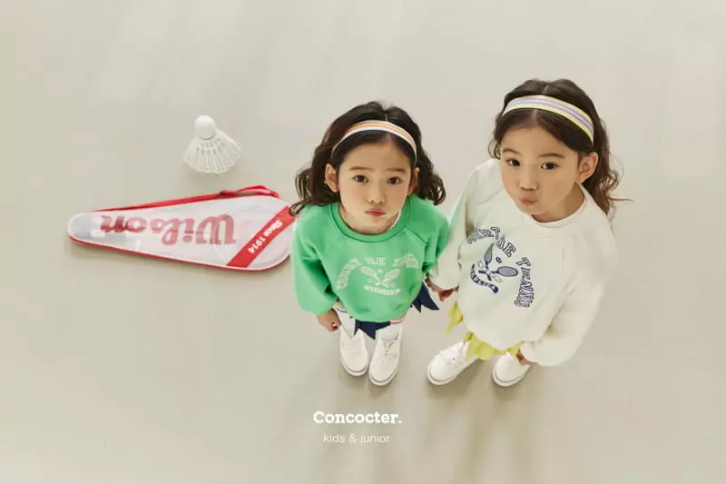 Concocter - Korean Children Fashion - #kidsshorts - Tennis Raglan Sweatshirt - 7