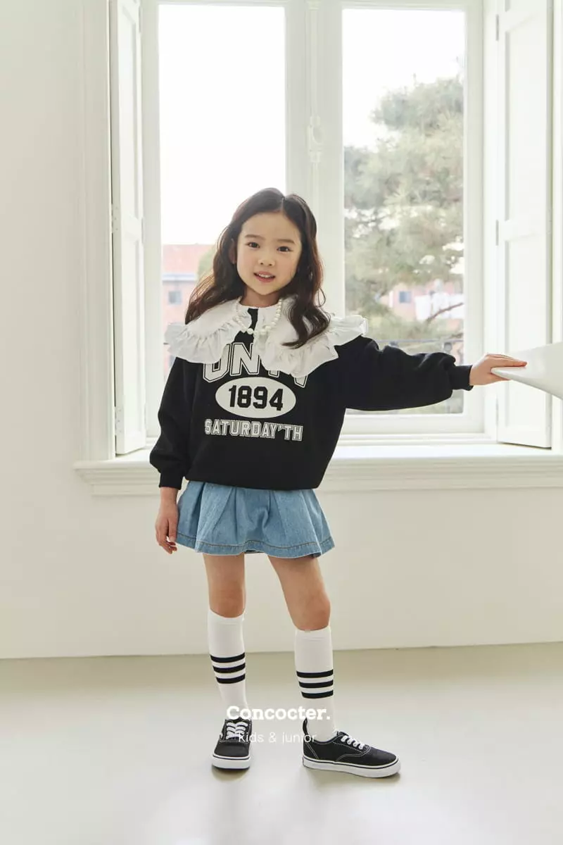 Concocter - Korean Children Fashion - #kidsshorts - Frill Collar - 3