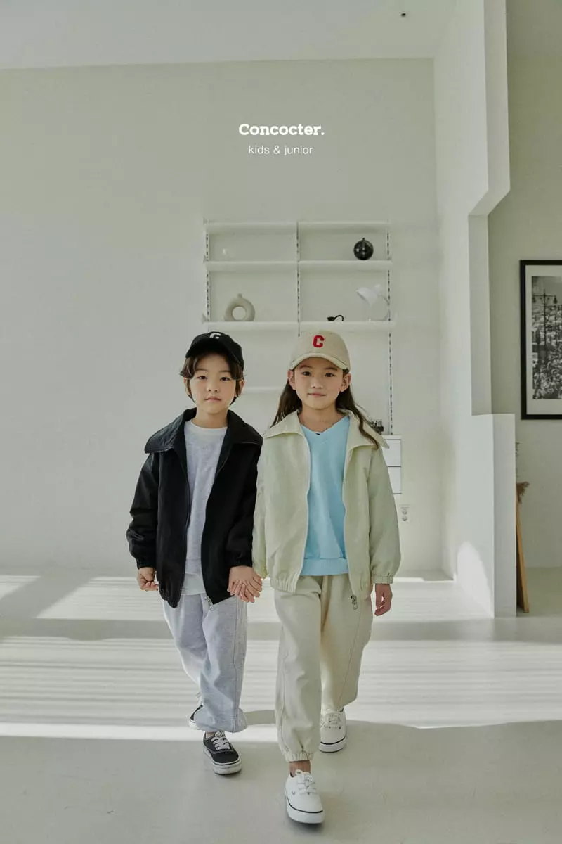 Concocter - Korean Children Fashion - #kidsstore - Two Ways Wind Breaker - 5