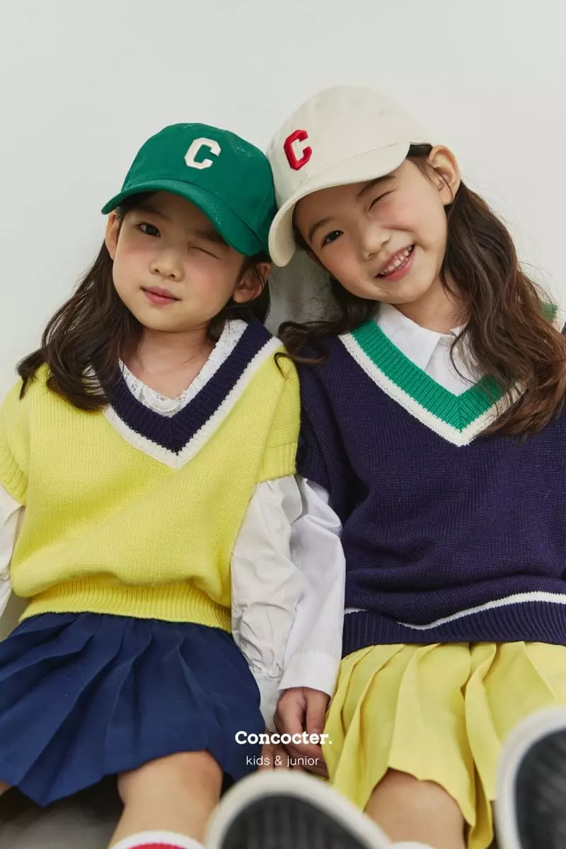 Concocter - Korean Children Fashion - #kidsstore - 80 Knit Vest - 6