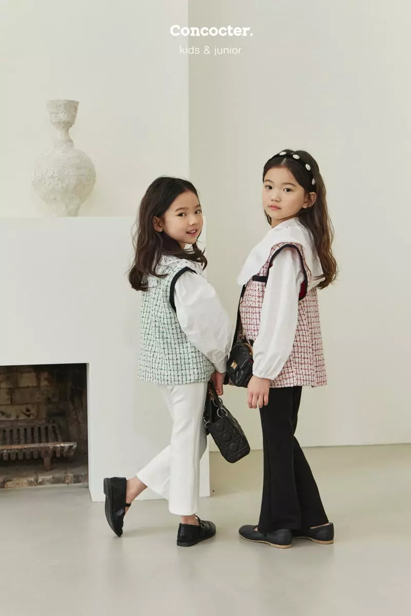 Concocter - Korean Children Fashion - #kidsstore - Span Sticky Bootscut Pants - 7