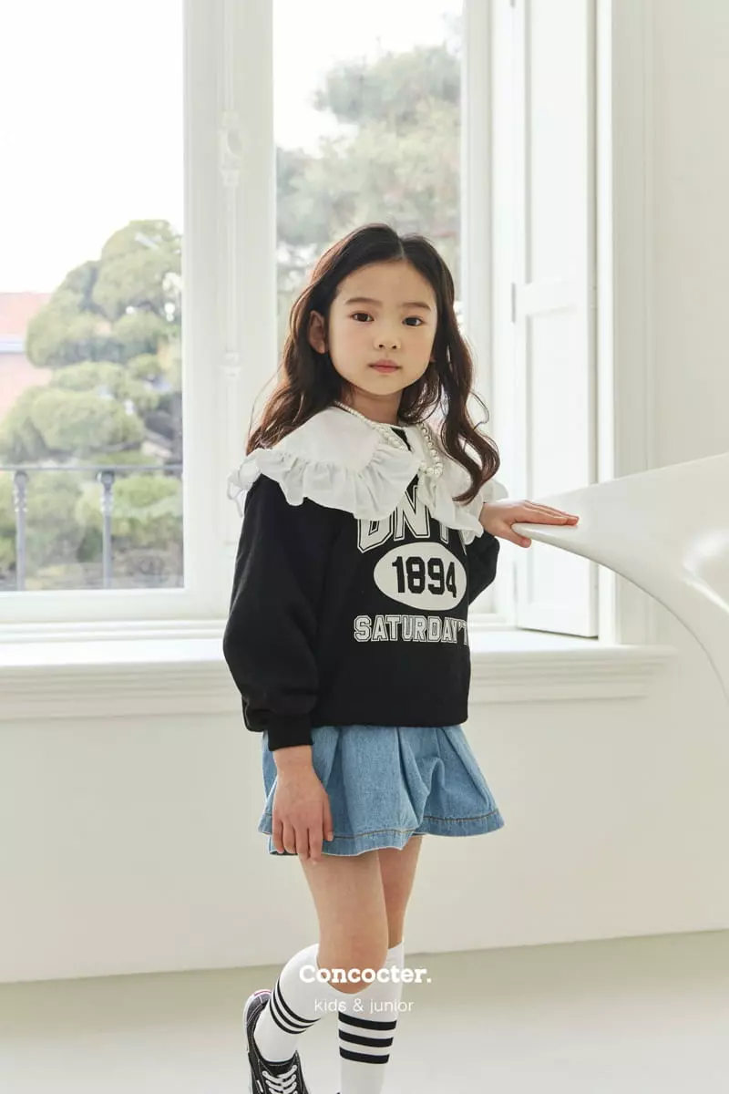 Concocter - Korean Children Fashion - #kidsshorts - Frill Collar - 4