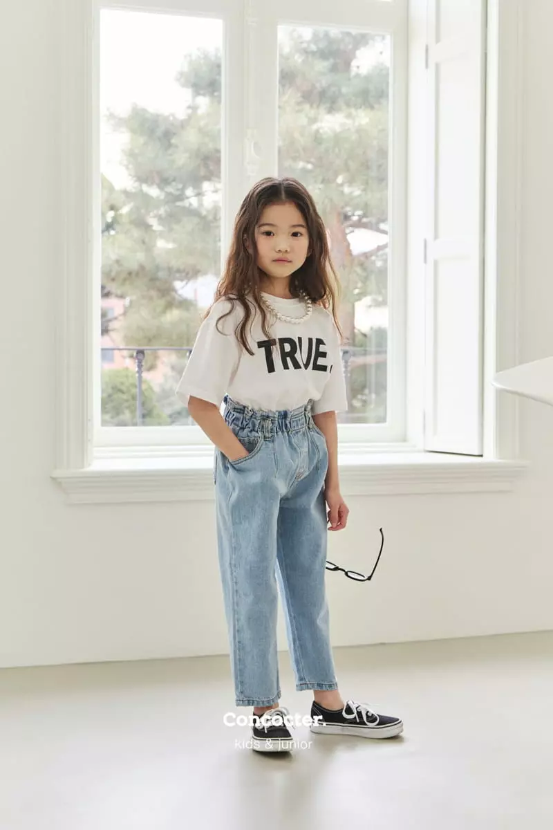 Concocter - Korean Children Fashion - #kidsstore - Band Frill Jeans