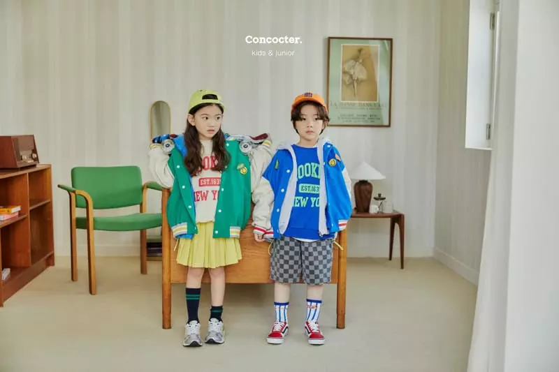 Concocter - Korean Children Fashion - #kidzfashiontrend - Bans Check Shorts - 3