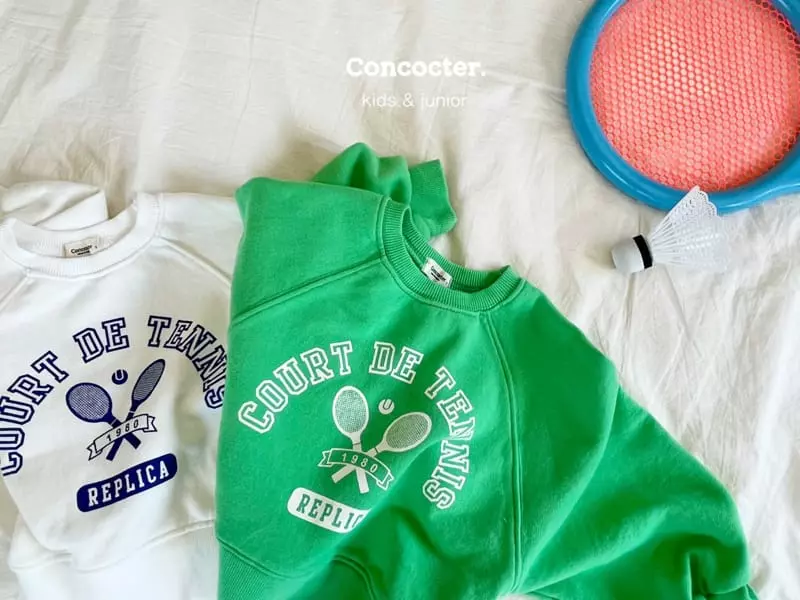 Concocter - Korean Children Fashion - #kidzfashiontrend - Tennis Raglan Sweatshirt - 9