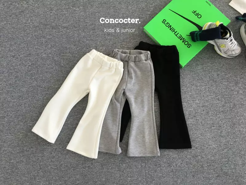 Concocter - Korean Children Fashion - #kidzfashiontrend - Span Sticky Bootscut Pants - 8