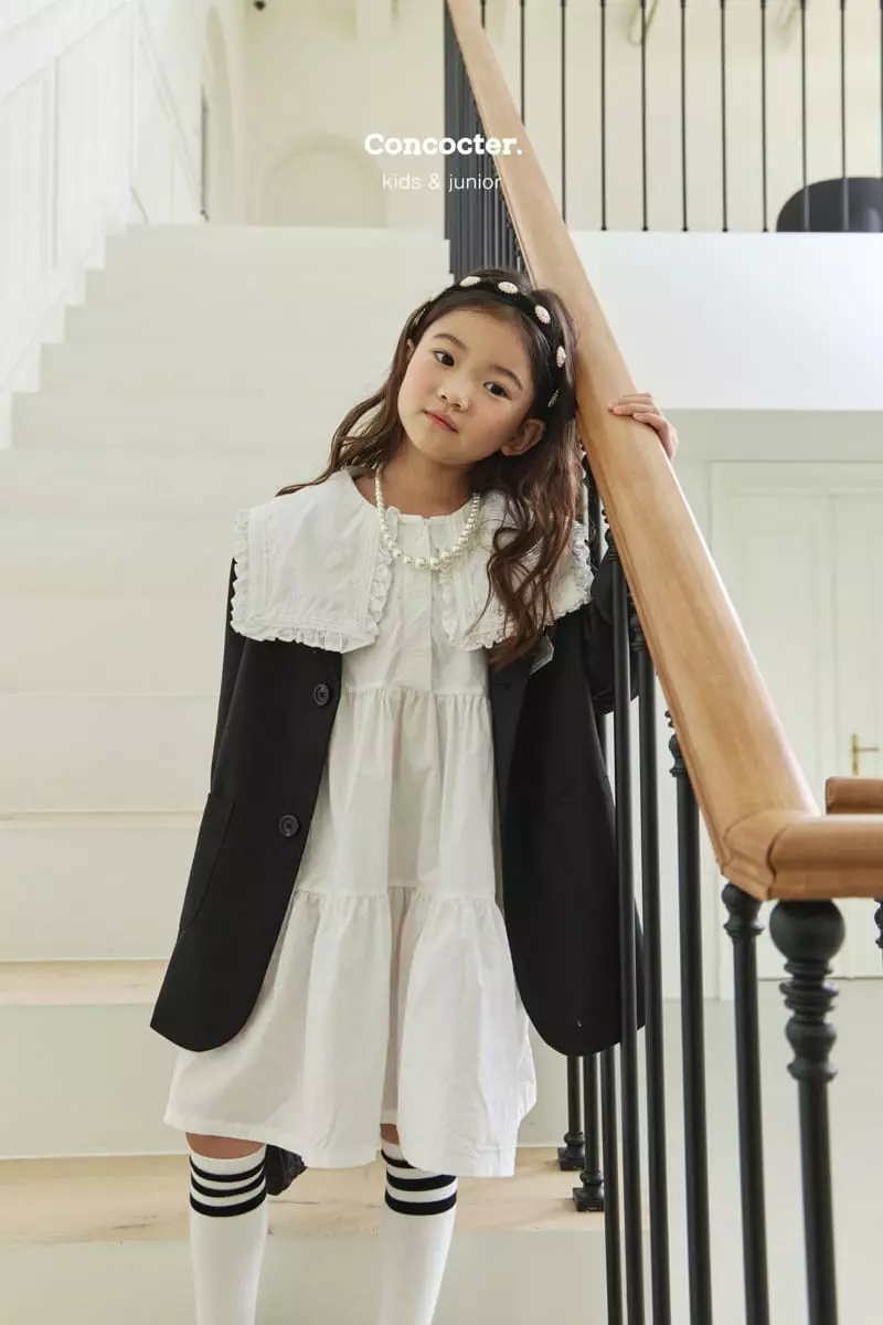 Concocter - Korean Children Fashion - #kidzfashiontrend - Cell Boxy Jacket - 6