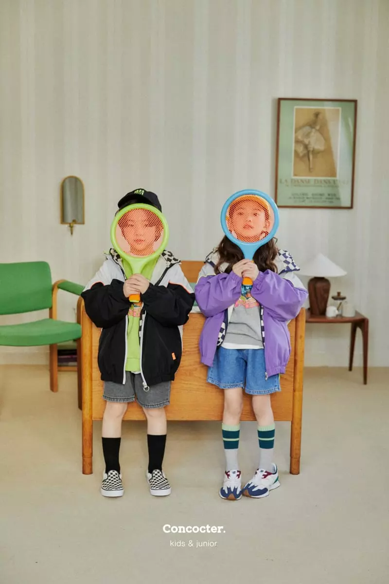 Concocter - Korean Children Fashion - #littlefashionista - Wind Color Wind Breaker - 8