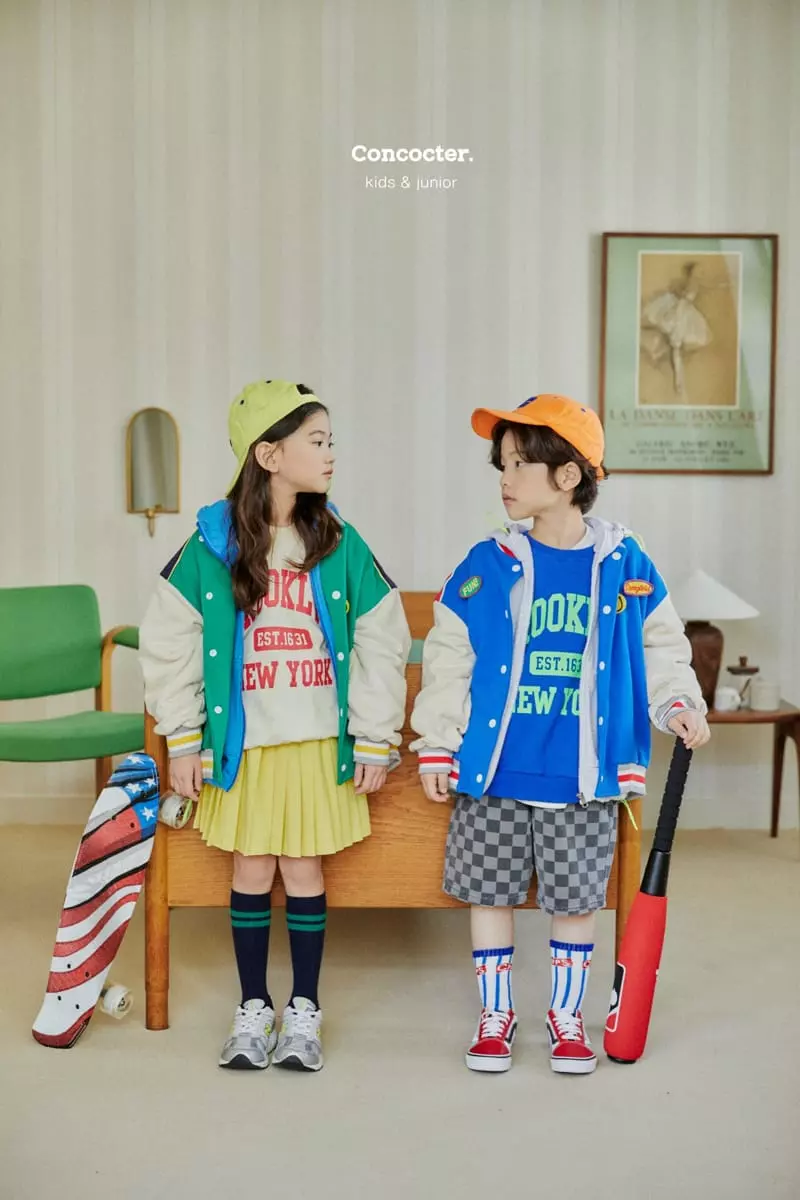 Concocter - Korean Children Fashion - #littlefashionista - Bans Check Shorts - 5