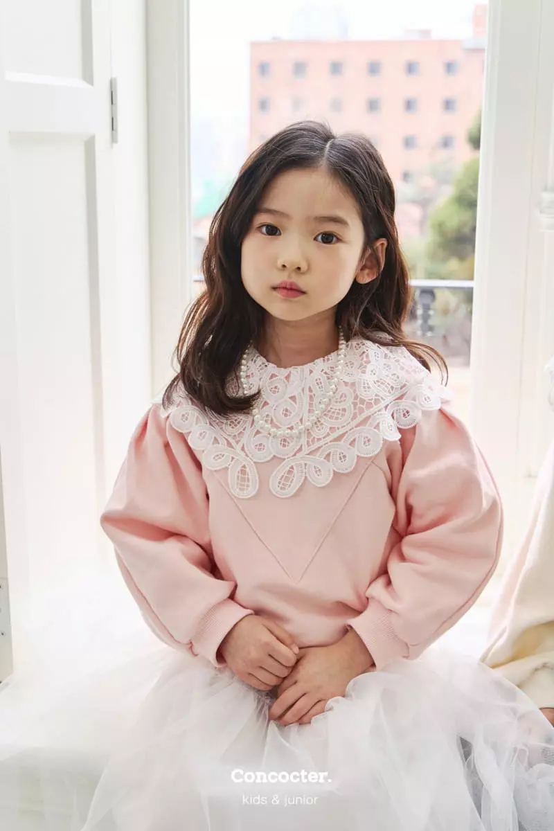 Concocter - Korean Children Fashion - #littlefashionista - Pretty Slit Puff Sweatshirt