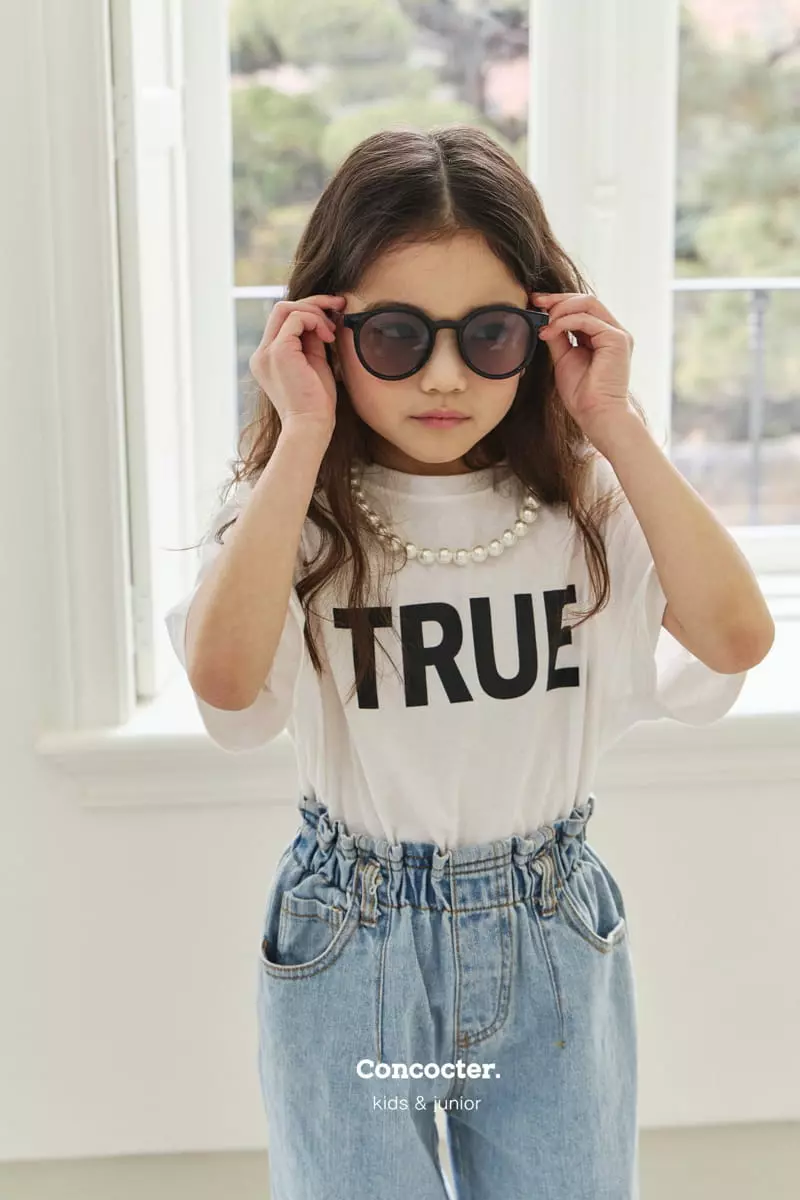 Concocter - Korean Children Fashion - #Kfashion4kids - Band Frill Jeans - 4