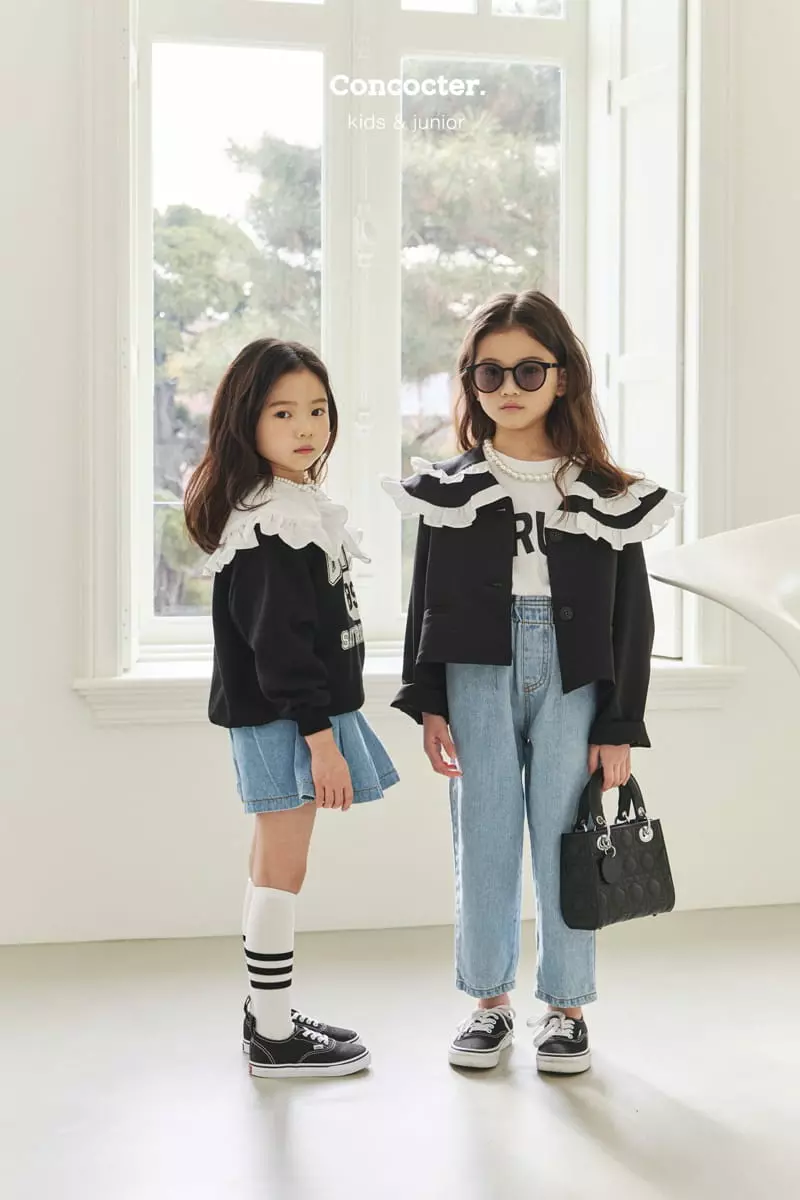 Concocter - Korean Children Fashion - #magicofchildhood - 2 Frill Collar Jacket - 3