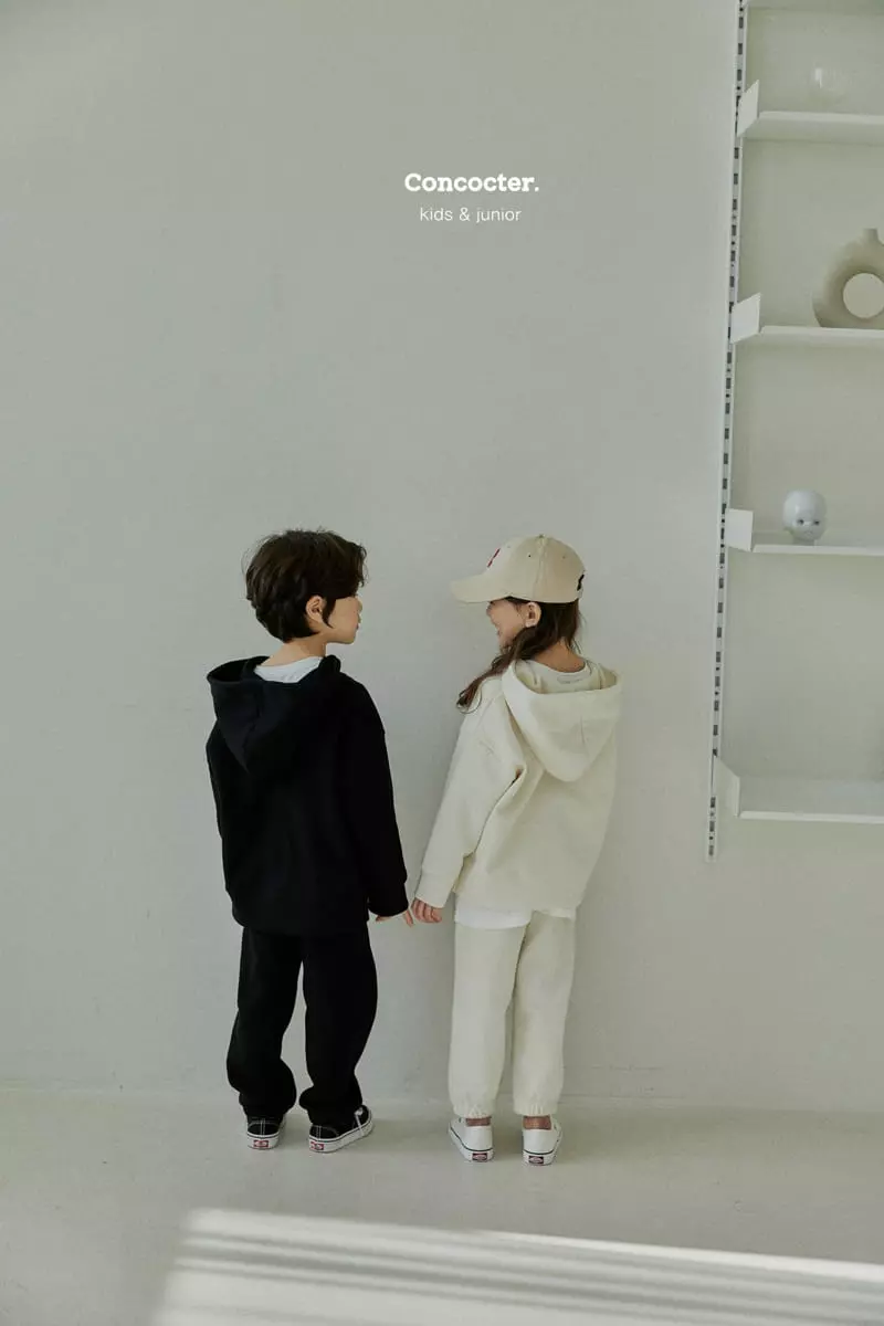 Concocter - Korean Children Fashion - #minifashionista - Awesome Hoody Top Bottom Set with Mom - 8