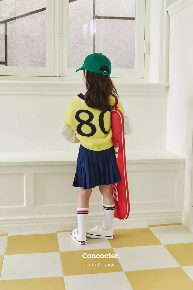 Concocter - Korean Children Fashion - #minifashionista - 80 Knit Vest - 11