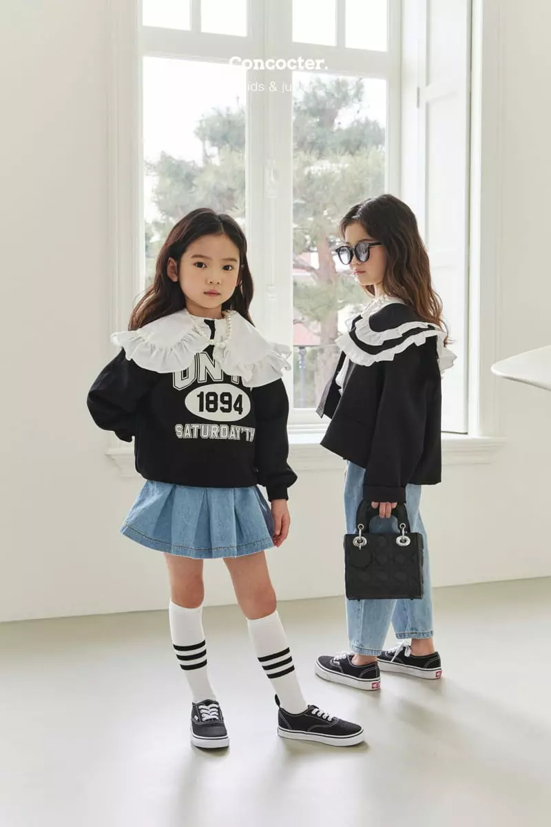Concocter - Korean Children Fashion - #magicofchildhood - 2 Frill Collar Jacket - 4