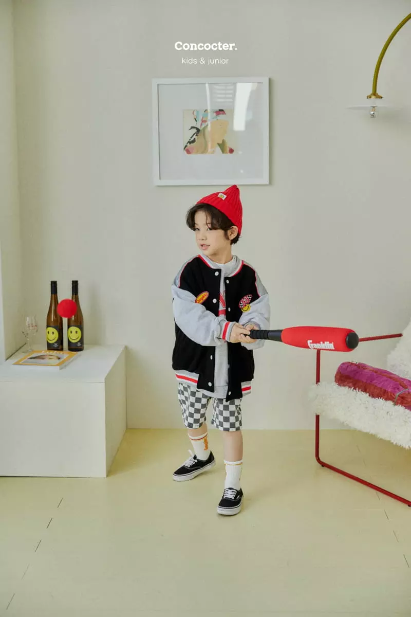Concocter - Korean Children Fashion - #prettylittlegirls - Bans Check Shorts - 8