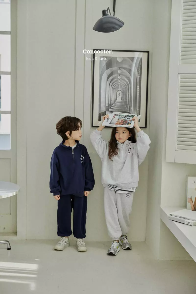 Concocter - Korean Children Fashion - #prettylittlegirls - Louie Anorak Top Bottom Set - 2