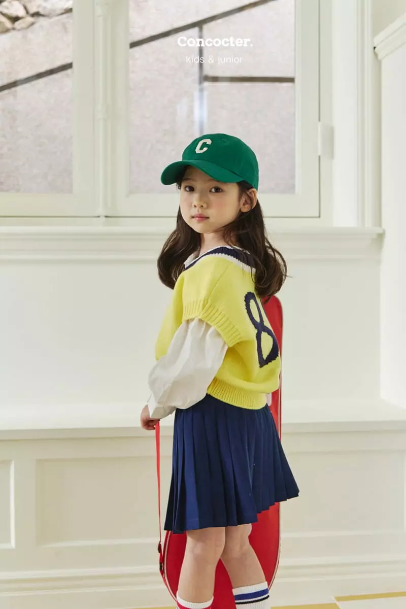Concocter - Korean Children Fashion - #prettylittlegirls - 80 Knit Vest - 12