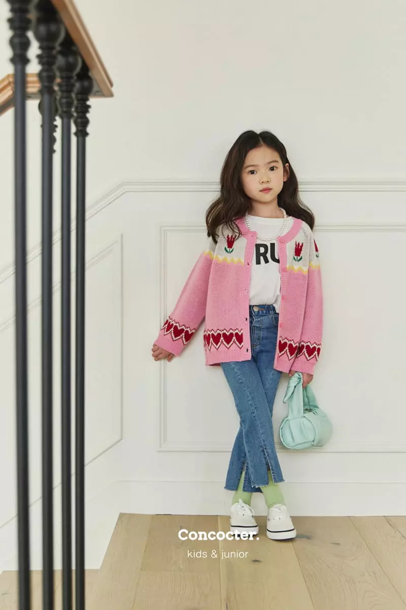 Concocter - Korean Children Fashion - #prettylittlegirls - Mi U Floral Cardigan - 11