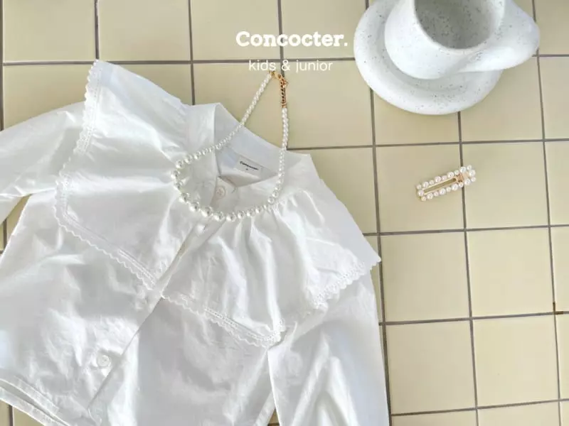 Concocter - Korean Children Fashion - #prettylittlegirls - Square Collar Blouse - 7