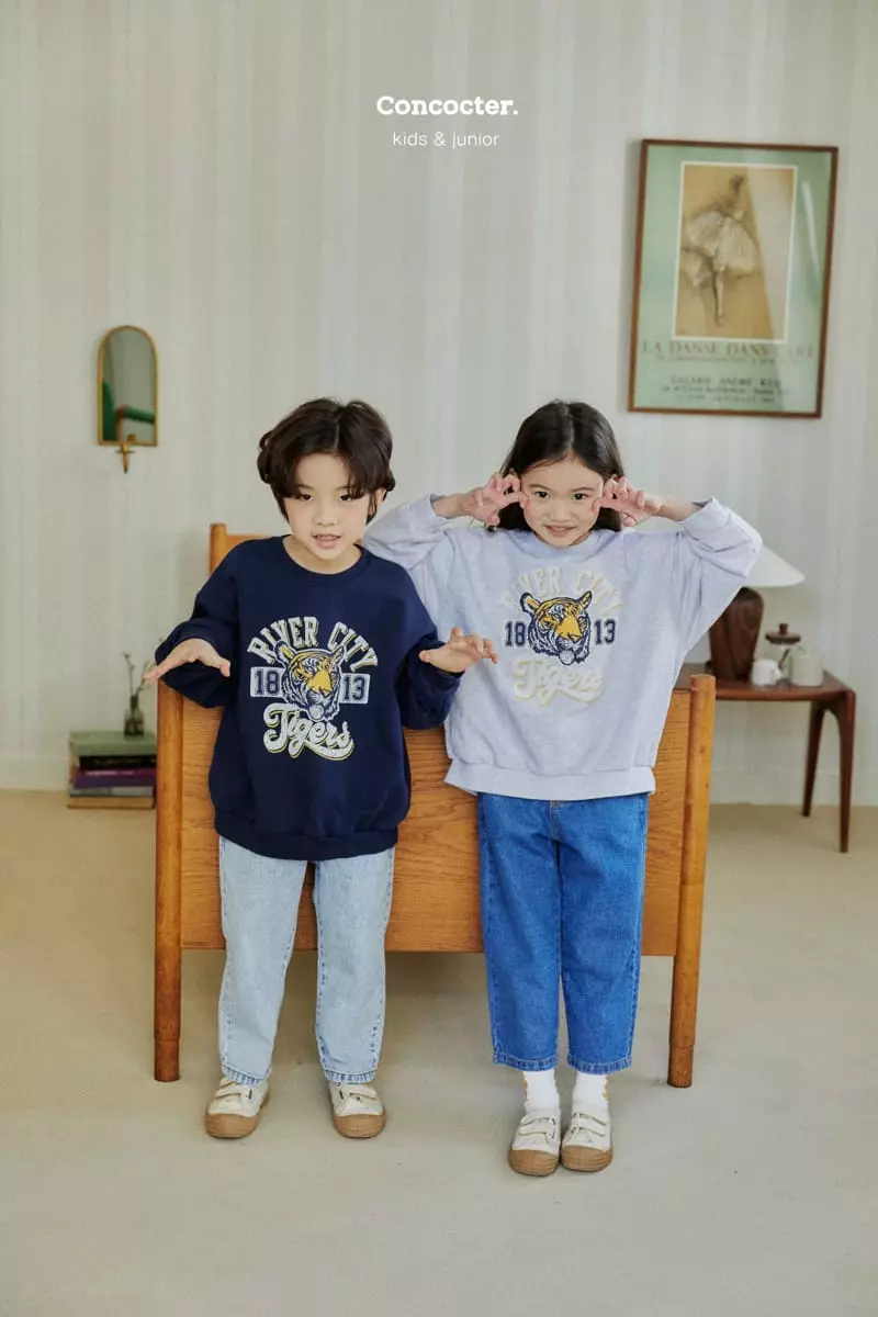 Concocter - Korean Children Fashion - #toddlerclothing - Tiger Swearshirt - 2