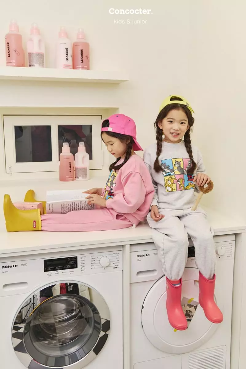 Concocter - Korean Children Fashion - #toddlerclothing - Cartoon Jelly Yop Bottom Set - 5