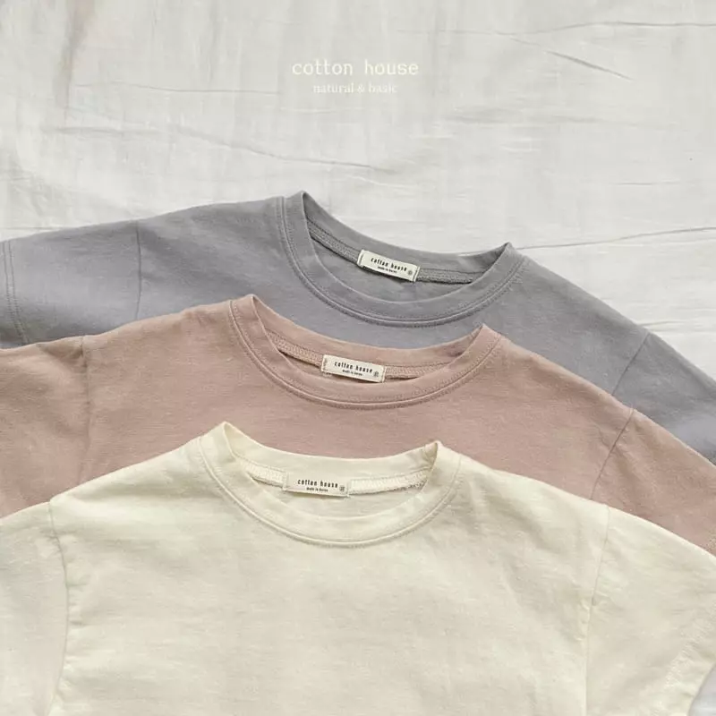 Cotton House - Korean Children Fashion - #kidzfashiontrend - Layered Short Sleeves Te - 4