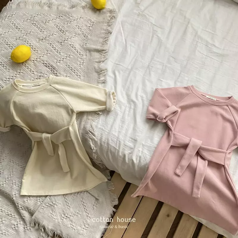 Cotton House - Korean Children Fashion - #childrensboutique - Ribbon one-piece