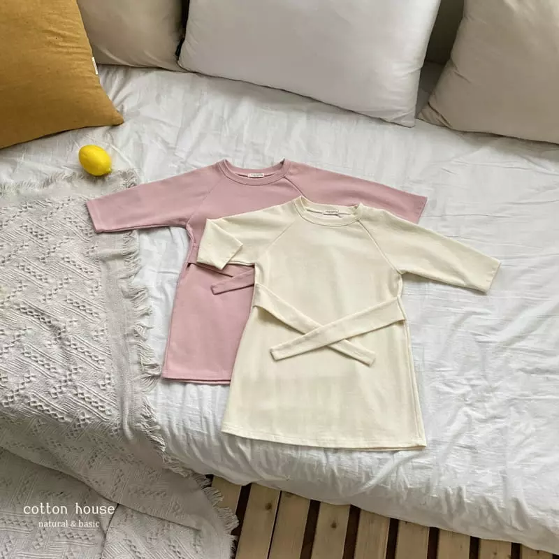 Cotton House - Korean Children Fashion - #designkidswear - Ribbon one-piece - 2