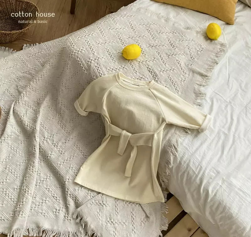 Cotton House - Korean Children Fashion - #discoveringself - Ribbon one-piece - 3