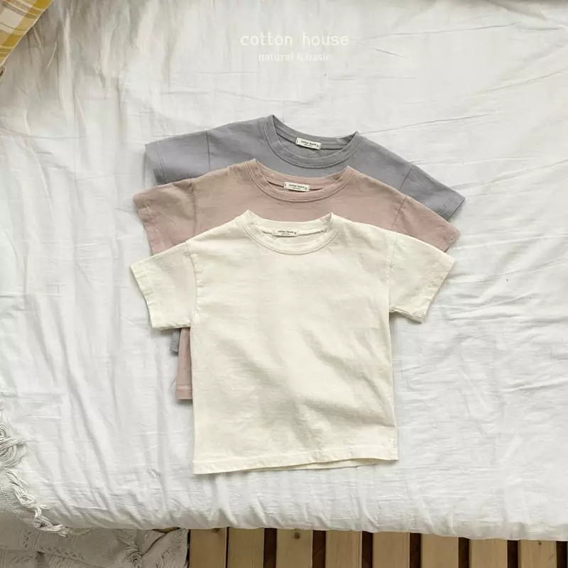 Cotton House - Korean Children Fashion - #kidzfashiontrend - Layered Short Sleeves Te - 3