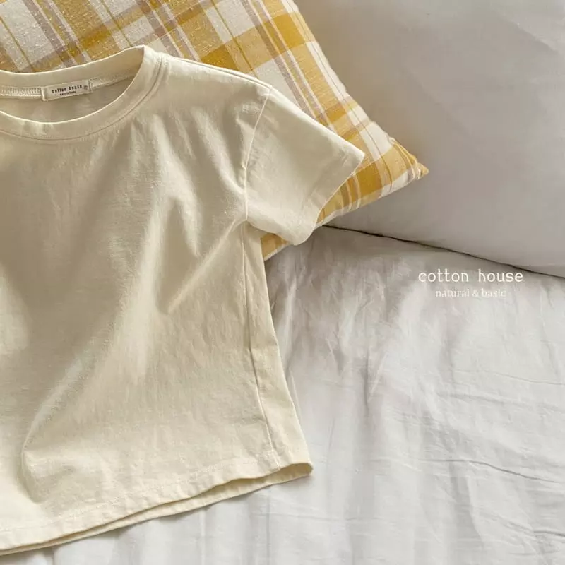 Cotton House - Korean Children Fashion - #littlefashionista - Layered Short Sleeves Te - 5