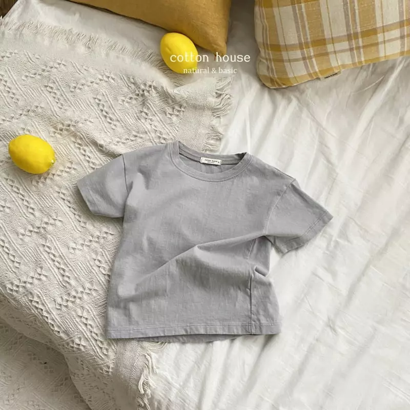 Cotton House - Korean Children Fashion - #minifashionista - Layered Short Sleeves Te - 7