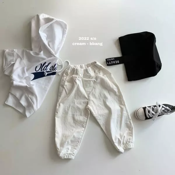 Cream Bbang - Korean Children Fashion - #childofig - Cotton Simple Jogger Pants - 11