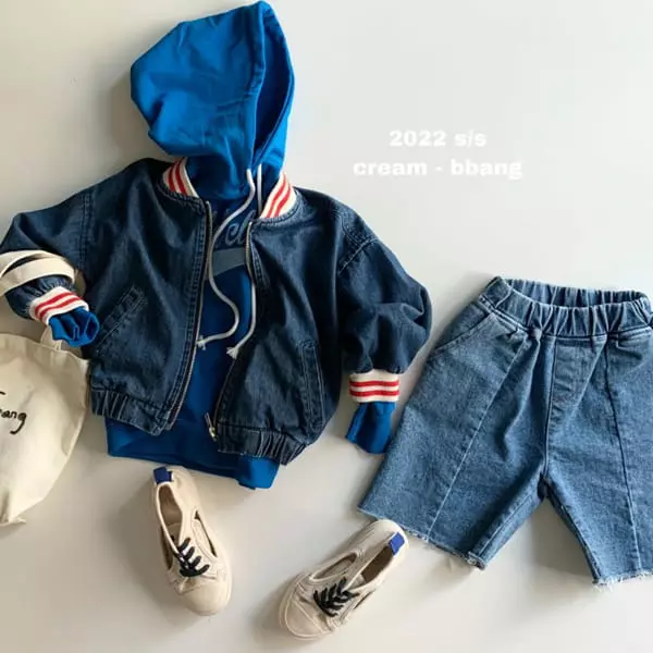 Cream Bbang - Korean Children Fashion - #childofig - Boxy Hoody Tee - 10