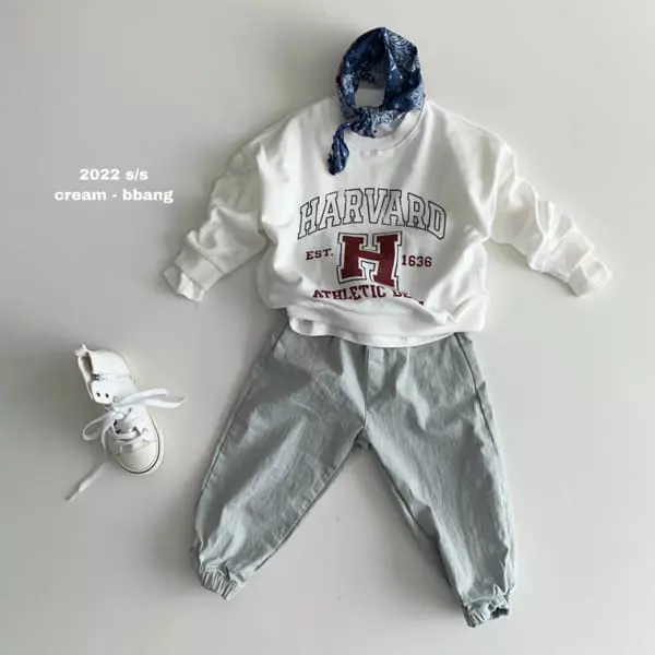 Cream Bbang - Korean Children Fashion - #childofig - Harvard Sweatshirt - 7