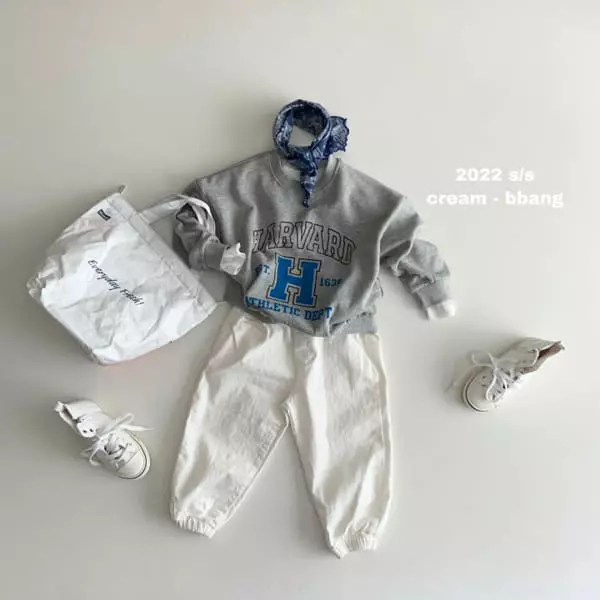 Cream Bbang - Korean Children Fashion - #childofig - Harvard Sweatshirt - 8